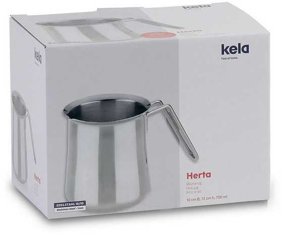 Kela HERTA pieno ąsotis 0,35L, nerūdijantis plienas 18/10