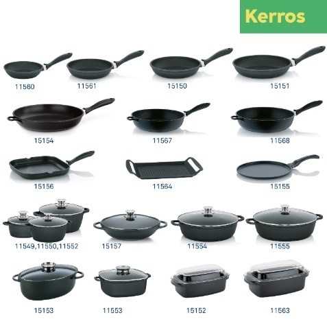 Kela Apvali kepimo skarda su dangčiu 32 cm KERROS