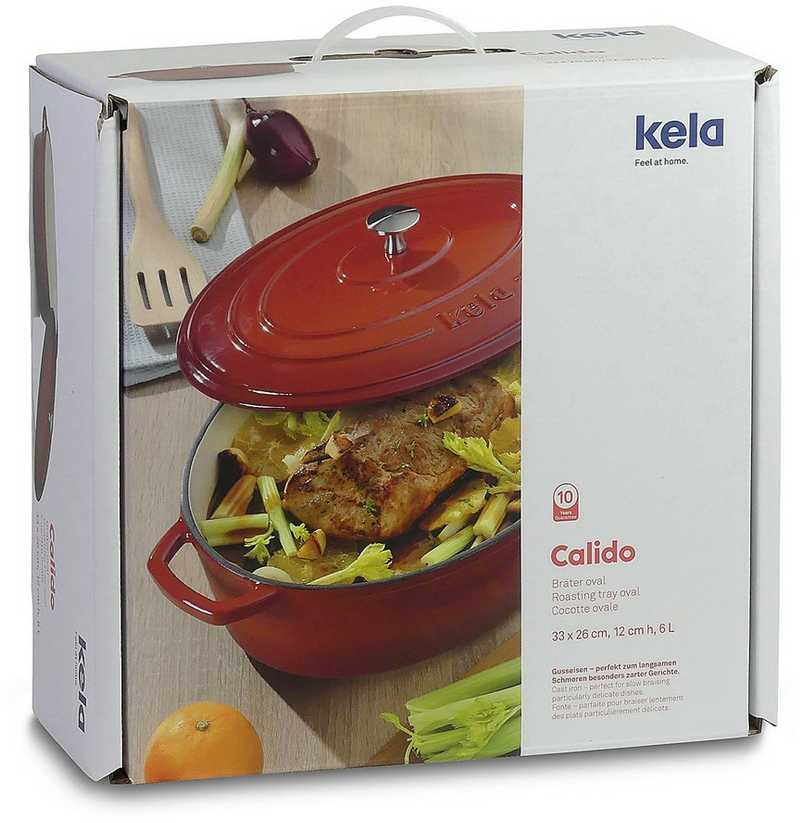 Kela Ketaus keptuvė su dangčiu CALIDO 24 cm