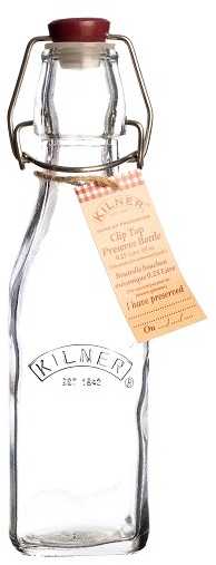 Kilner Rayware Group KIL butelis 0,25 l su užsegamu dangteliu Buteliai