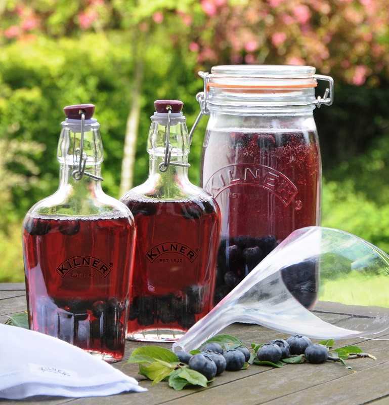 Buteliukas su laikikliu CLIP TOP 0,2L / Kilner