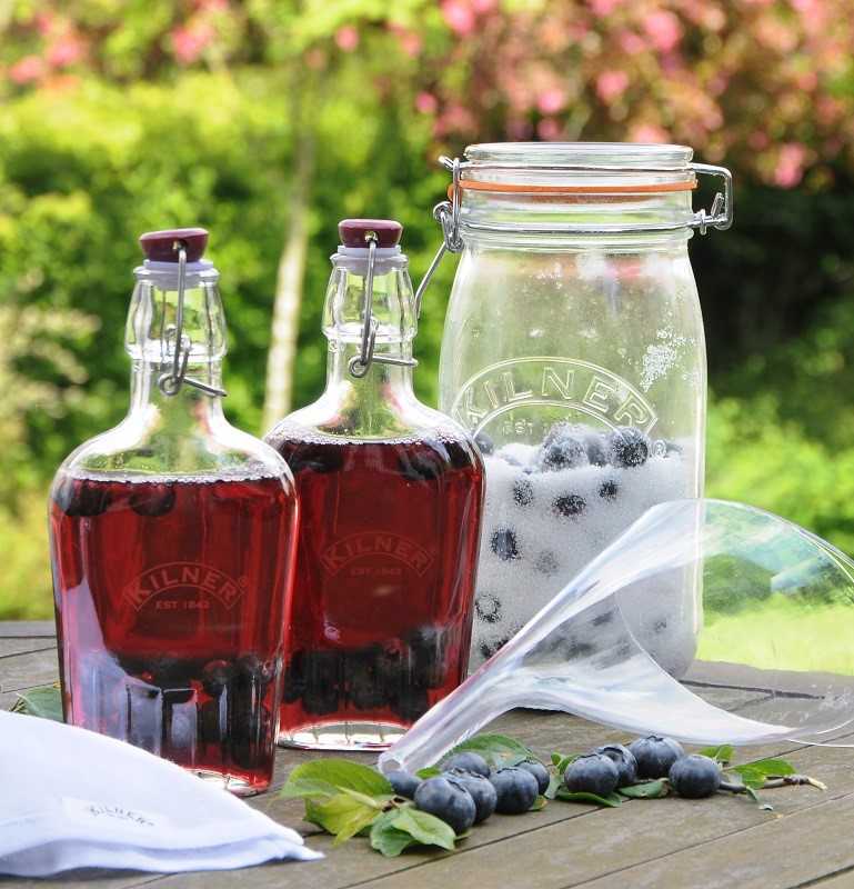 Buteliukas su laikikliu CLIP TOP 0,2L / Kilner