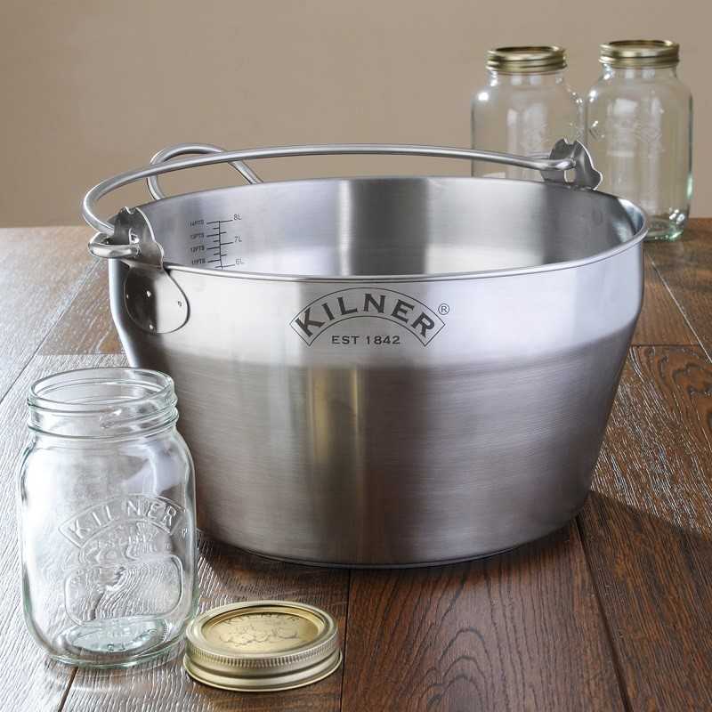 Nerūdijančio plieno konservavimo stiklainis 8 l / Kilner