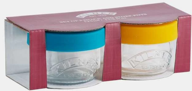 Kilner Rayware Group KIL-2 užkandžių indelių rinkinys 0,125 l.