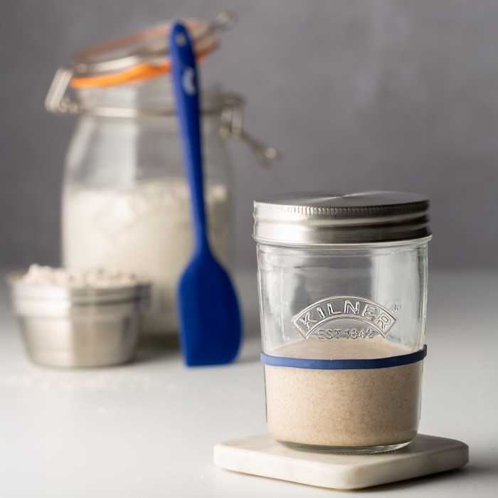 Rinkinys rauginto tešlos starteris 5 vnt. 350ml / Kilner