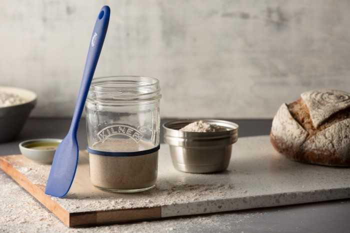 Rinkinys rauginto tešlos starteris 5 vnt. 350ml / Kilner