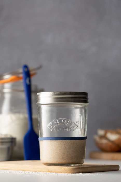 Rinkinys rauginto tešlos starteris 5 vnt. 350ml / Kilner