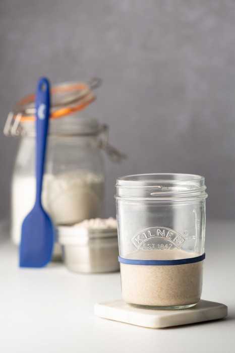 Rinkinys rauginto tešlos starteris 5 vnt. 350ml / Kilner