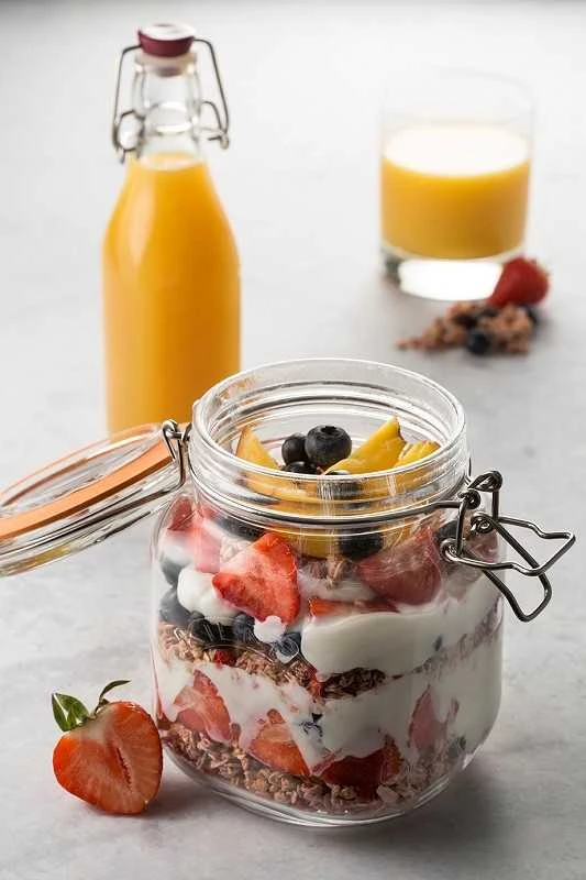 CLIP TOP 70 ml kvadratinis prieskonių indelis / Kilner