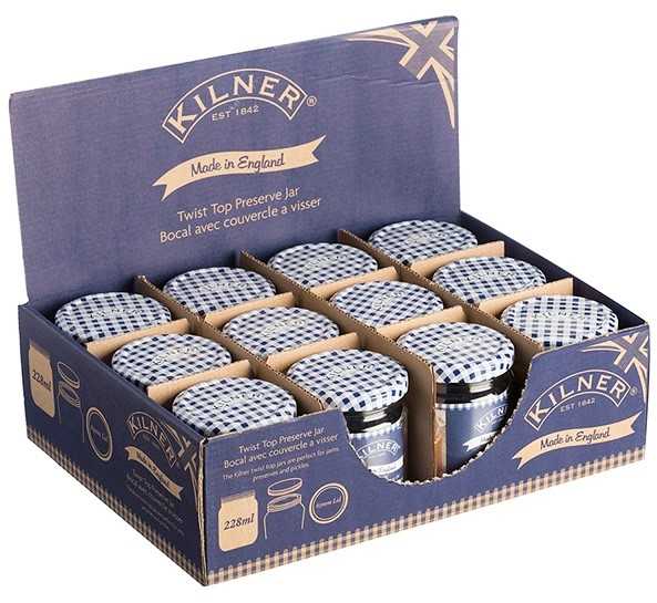 „Kilner Rayware Group“ KIL stiklainis 0,228 l, pagamintas Anglijoje