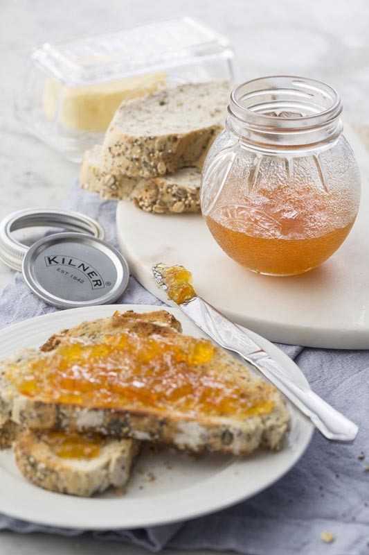 Oranžinis VAISIŲ KONSERVAS 0,4L / Kilner