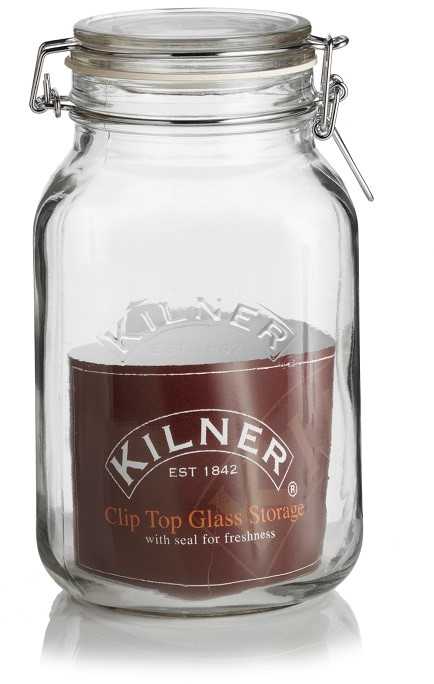 CLIP TOP 2L kvadratinis stiklainis / Kilner
