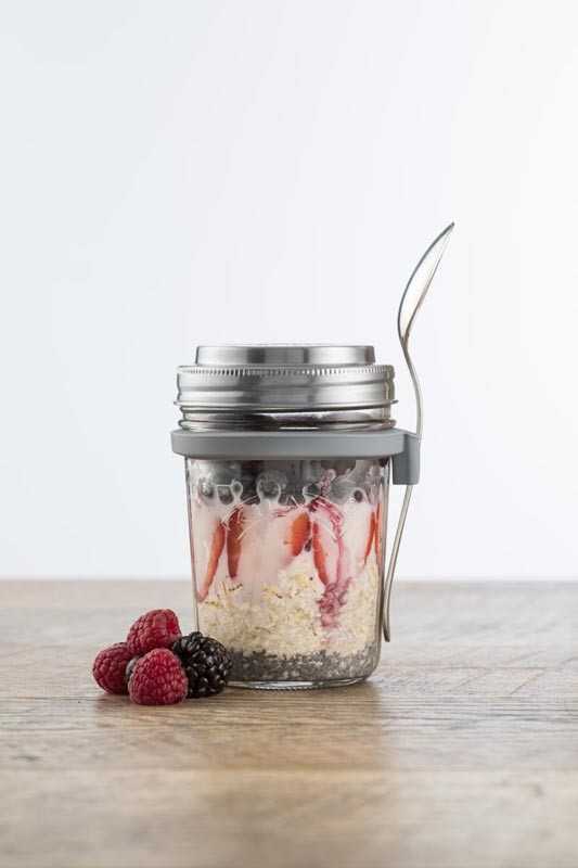 „Kilner“ pusryčių stiklainis + šaukštas 0025 899