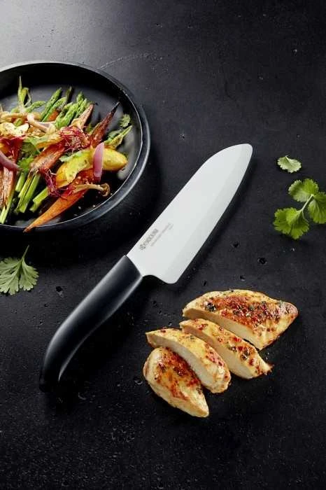 Keraminis šefo peilis Santoku Kyocera, 14 cm