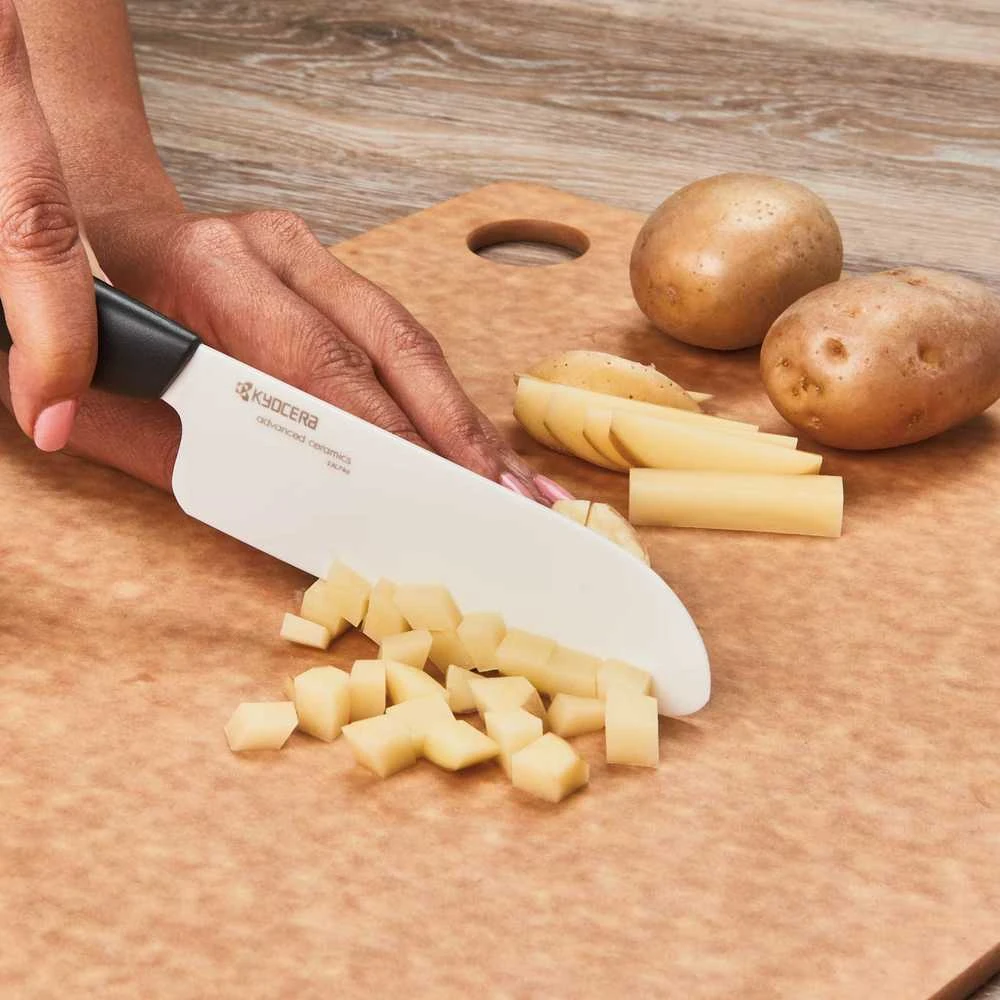 Keraminis šefo peilis Santoku Kyocera, 14 cm