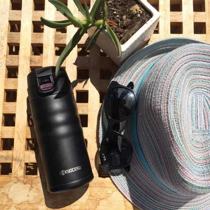 Termopuodelis Kyocera Flip Top 350ml (juoda)
