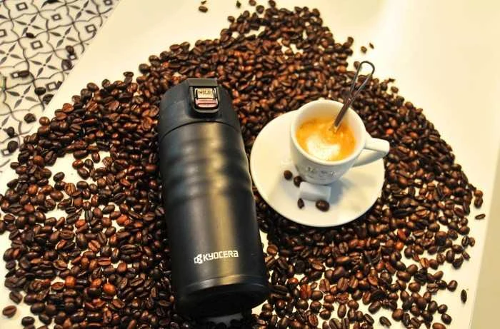 Termopuodelis Kyocera Flip Top 350ml (juoda)