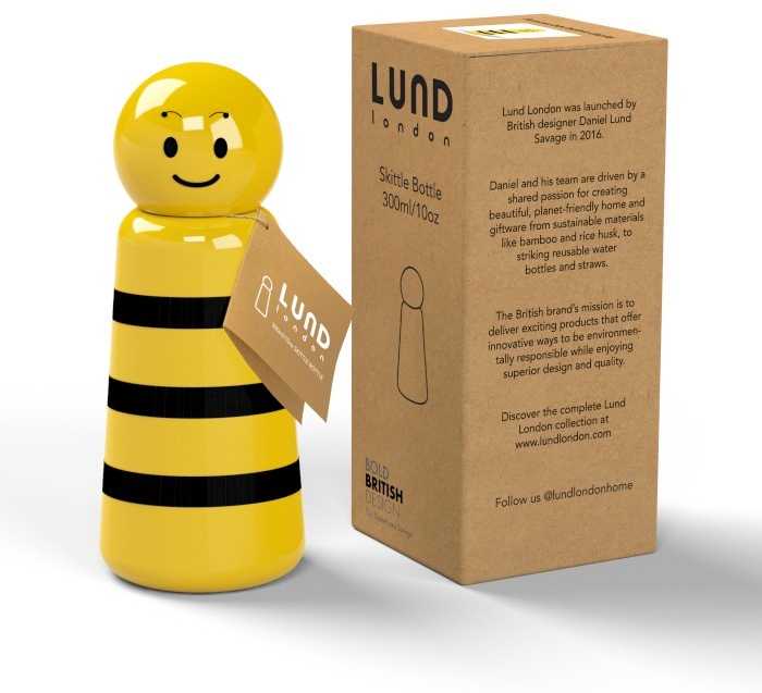 Lund London Bee Termosinė Gėrimams, 0.3 L, Geltona