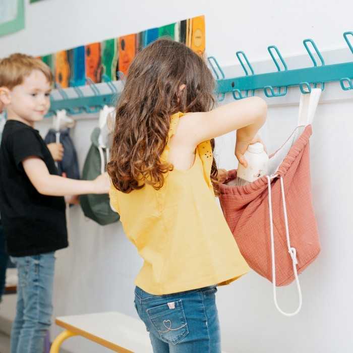 Monbento Lunchbag Plecaczek Buddy rožinė