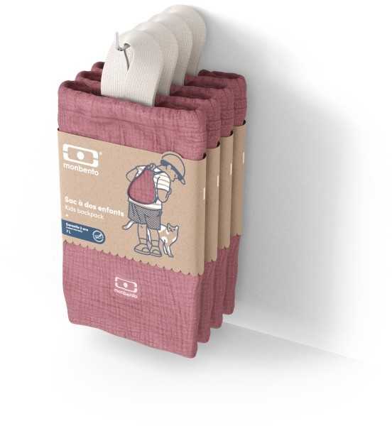 Monbento Lunchbag Plecaczek Buddy rožinė
