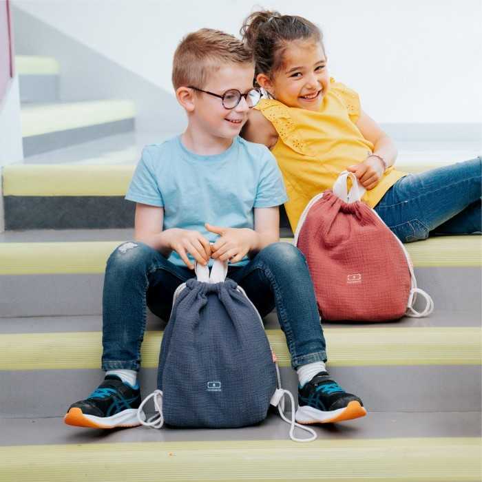 Monbento Lunchbag Plecaczek Buddy mėlyna