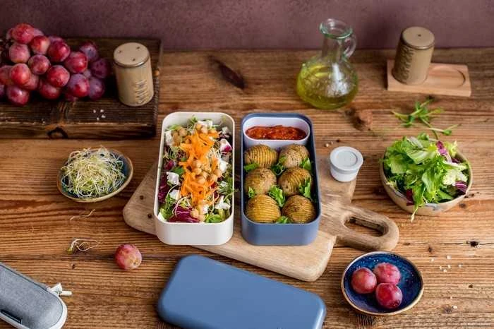 Monbento Bento Original Ble Natural tamsiai mėlyna