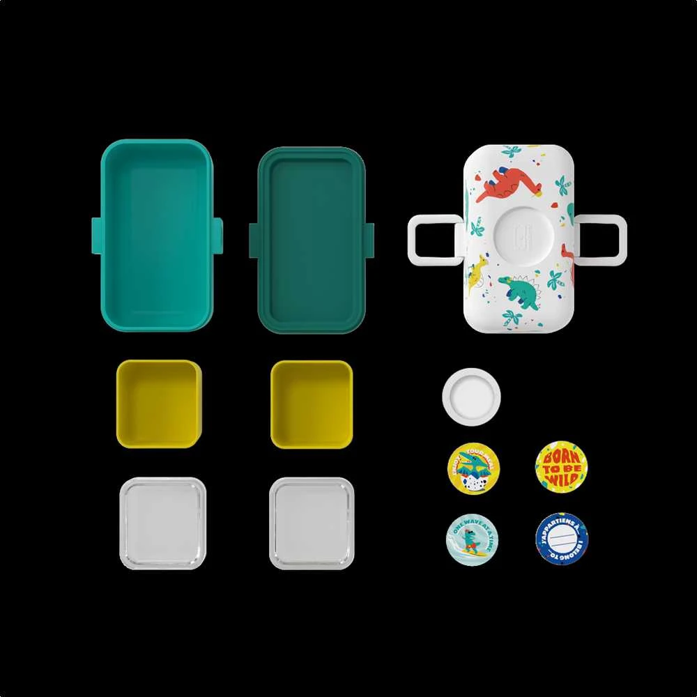 Monbento MB-Tresor Graphic Dino vaikiška pietų dėžutė