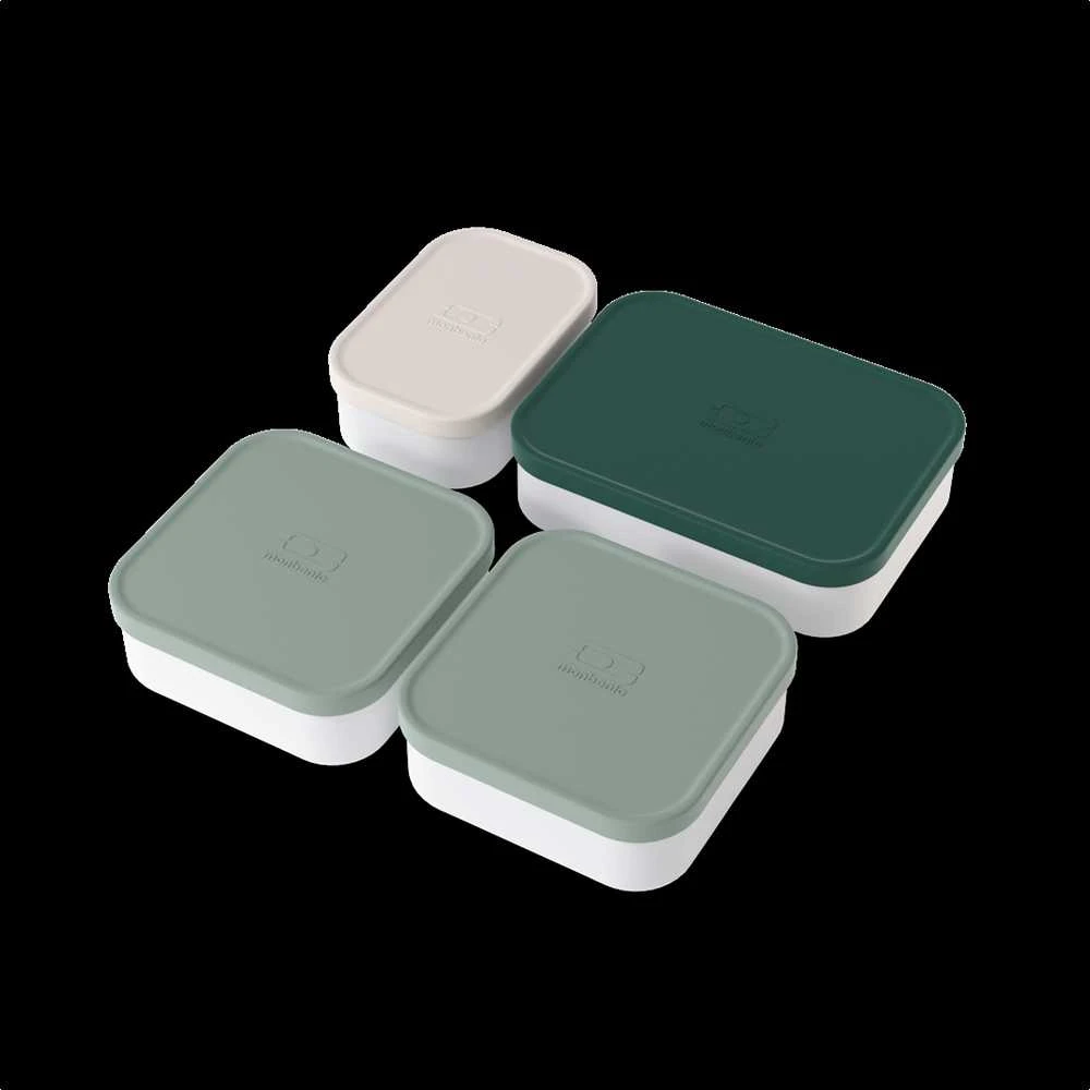 Monbento extra pojemniki do lunchboxa 4 sztuki Žalias