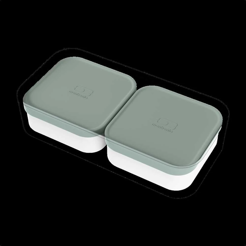 Monbento extra pojemniki do lunchboxa 4 sztuki Žalias