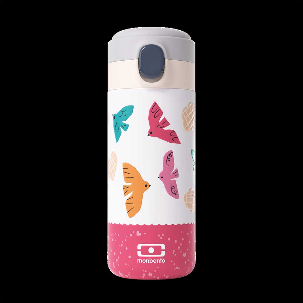 Monbento Graphic Birds termos butelka 360ml