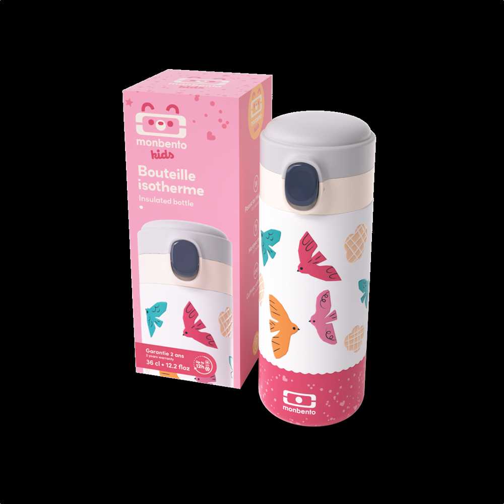 Monbento Graphic Birds termos butelka 360ml