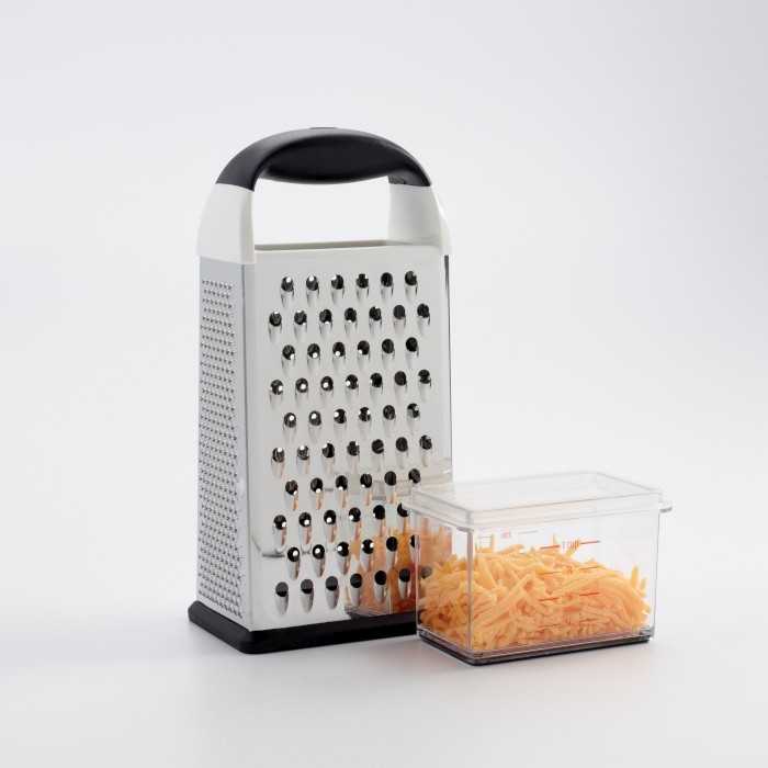 OXO Good Grips Z Pojemnikiem sidabrinė
