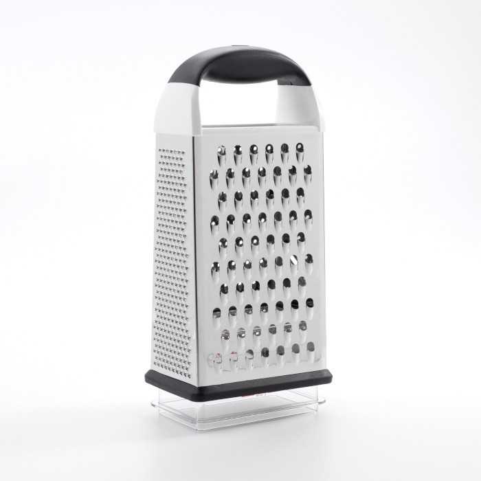 OXO Good Grips Z Pojemnikiem sidabrinė