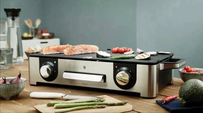 WMF Lono 04.1528.0011 kepsninė / grilis 2400 W Grotelės Elektrinis Stalo paviršius Nerūdijančiojo plieno
