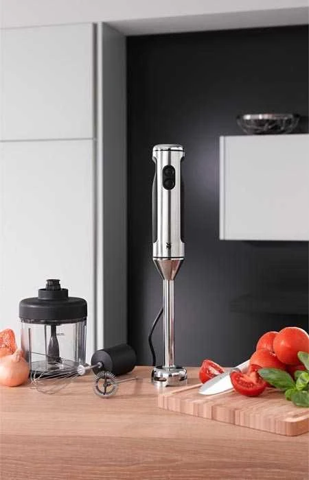 WMF LINEO 4 in 1 416350011 Nerūdijantis plienas, Rankinis maišytuvas, 700 W, Material jar(s) Glass,