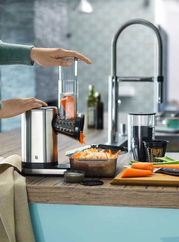 WMF KITCHENminis Salad chopper Salat-to-go Juodas/ stainless steel, 150 W, Greičių skaičius 2,