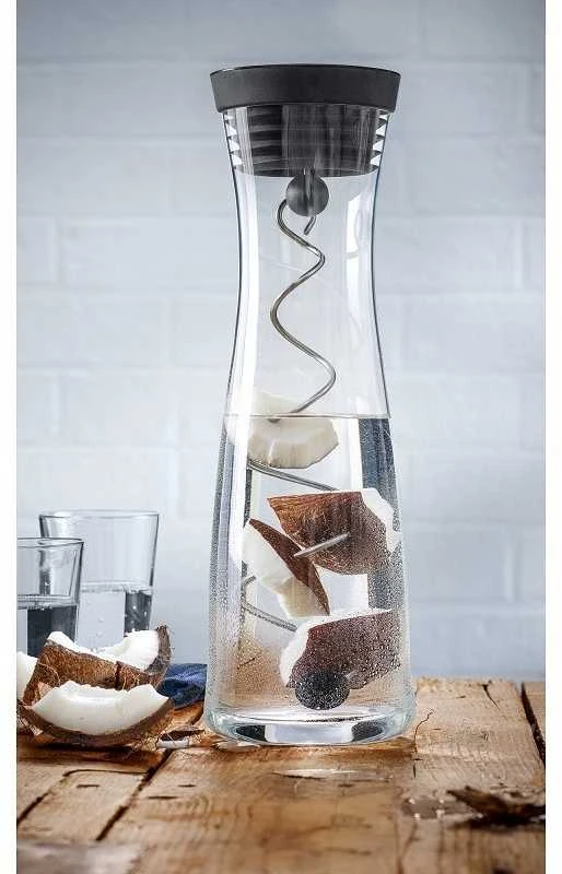 WMF Vanduo dekanteris su CloseUp kamščiu, 1,5L, Juodas,