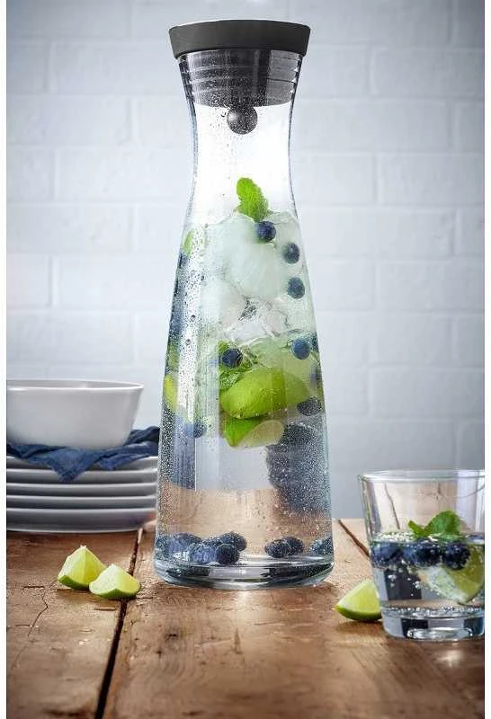 WMF Vanduo dekanteris su CloseUp kamščiu, 1,5L, Juodas,