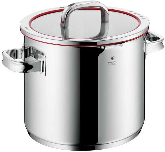 WMF nerūdijančiojo plieno puodas su dangčiu, 24 cm, 8,8 l, 0762246380