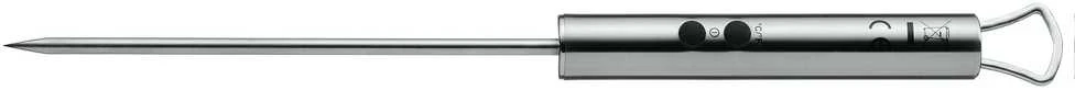 WMF Profi Plus skaitmeninis virtuvės termometras 23 cm, su LCD ekranu, pagamintas iš Cromargan nerūdijančio plieno, atsparus karščiui iki 200 C