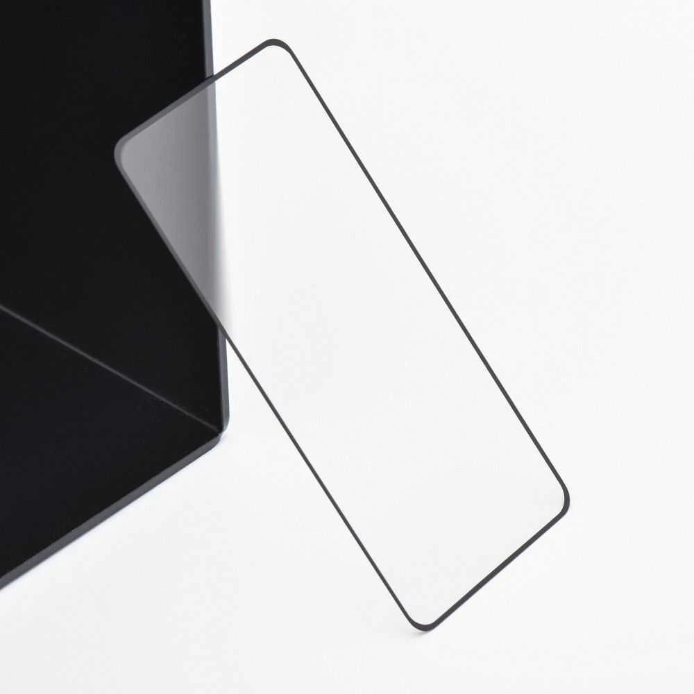 OEM 5D visiškai klijuojamas grūdintas stiklas - iPhone 13 Pro Max (MATINIS) juodas