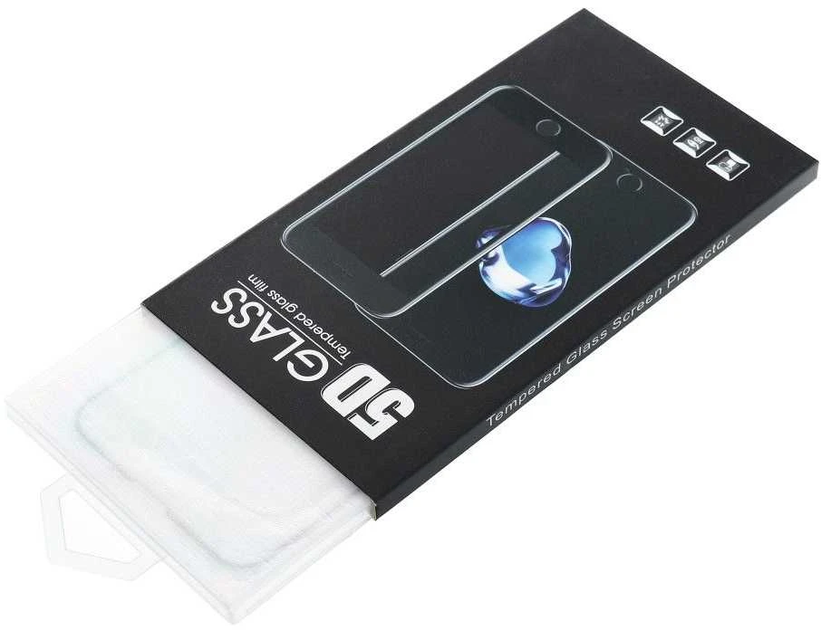 OEM 5D visiškai klijuojamas grūdintas stiklas - iPhone 13 Pro Max (MATINIS) juodas