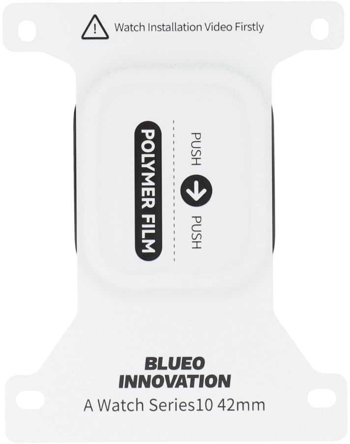 Blueo 5D Mr. Monkey Glass - skirtas Apple Watch 10 42MM juodas (Strong HD)