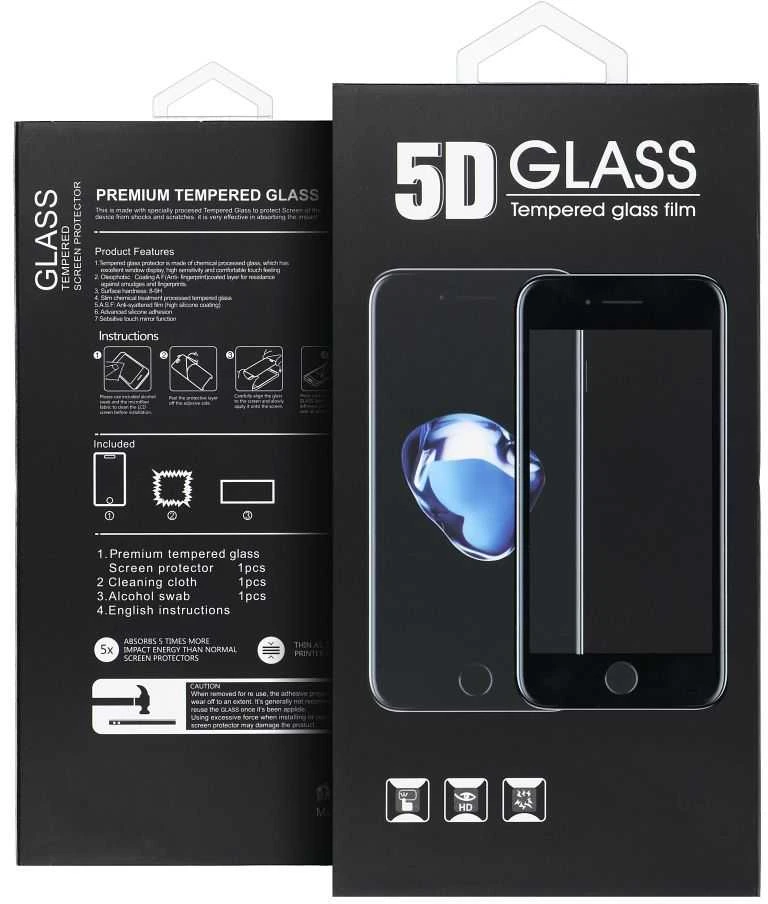 Oem Grūdintas stiklas 5D Full Glue do Xiaomi Redmi 15 5G Tempered Glass juoda