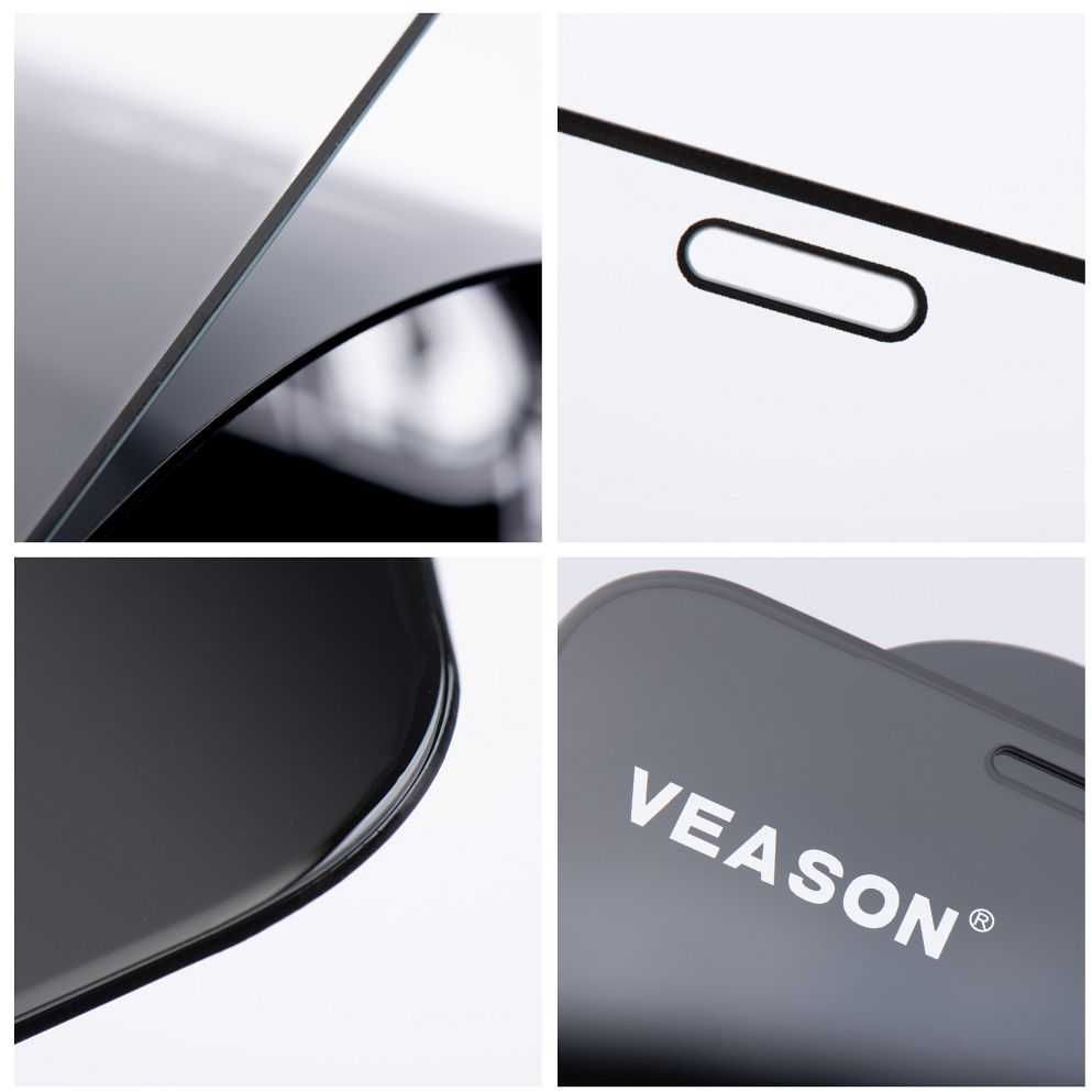 6D grūdintas stiklas Xiaomi 15T / 15T PRO - Pro Veason Glass juodas