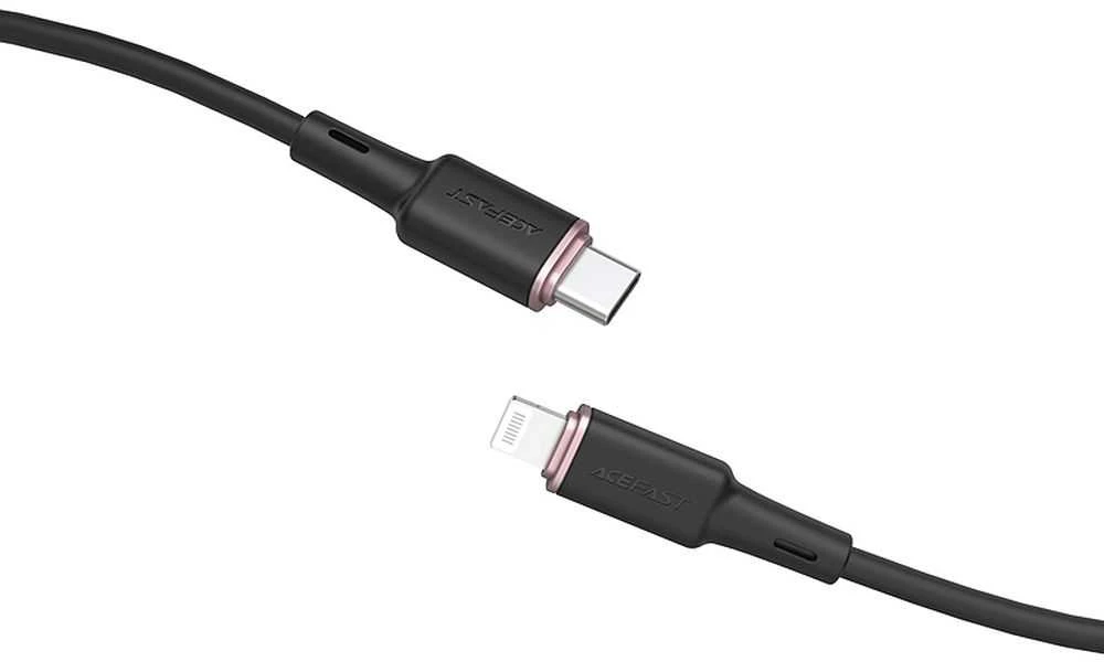 USB laidas Acefast C2-01 MFi PD30W USB-C to Lightning 1.2m juodas