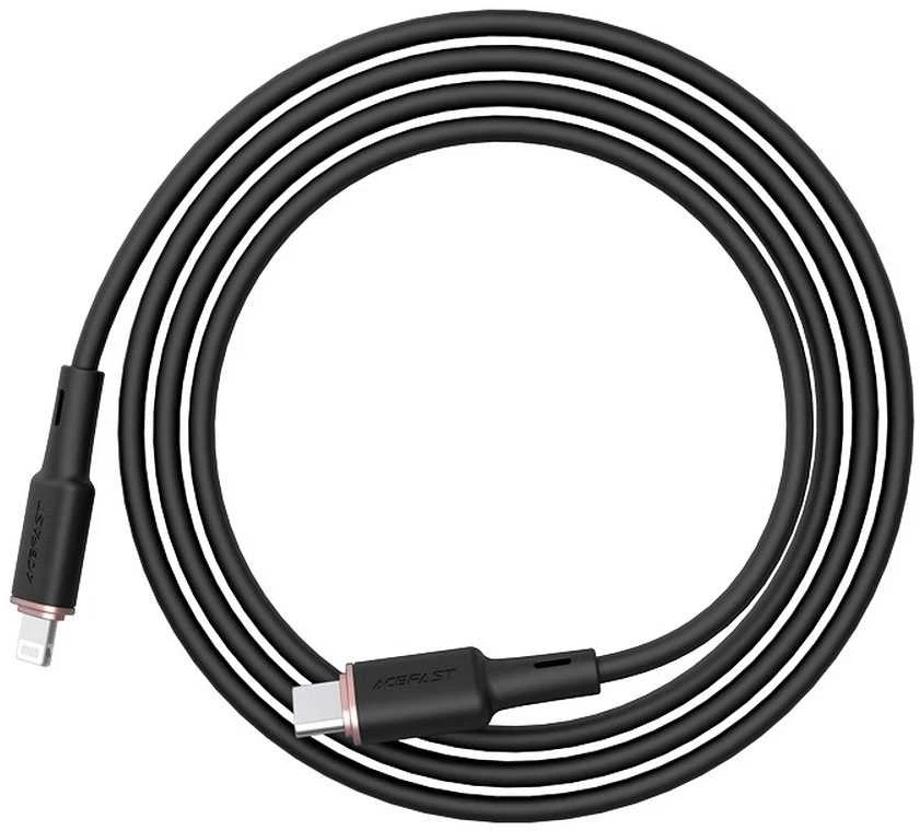 USB laidas Acefast C2-01 MFi PD30W USB-C to Lightning 1.2m juodas
