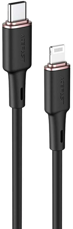 USB laidas Acefast C2-01 MFi PD30W USB-C to Lightning 1.2m juodas