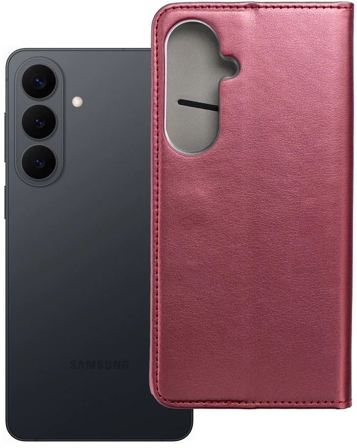 Oem Atverčiamas dėklas, skirtas Samsung S26 PLUS Smart Magneto bordo spalvos
