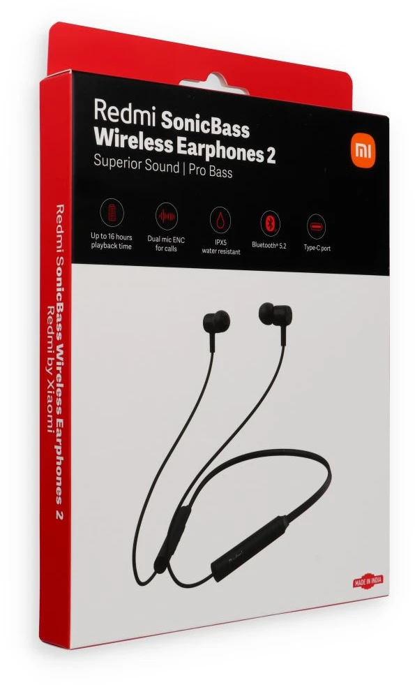 Ausinės Store24 Xiaomi Redmi SonicBass Belaidės Earphone 2 Juodas